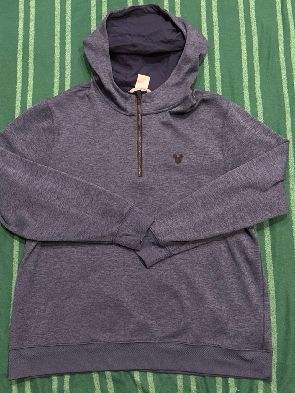 Men's Nike Heathered Purple Half-Zip Hoodie Sweatshirt